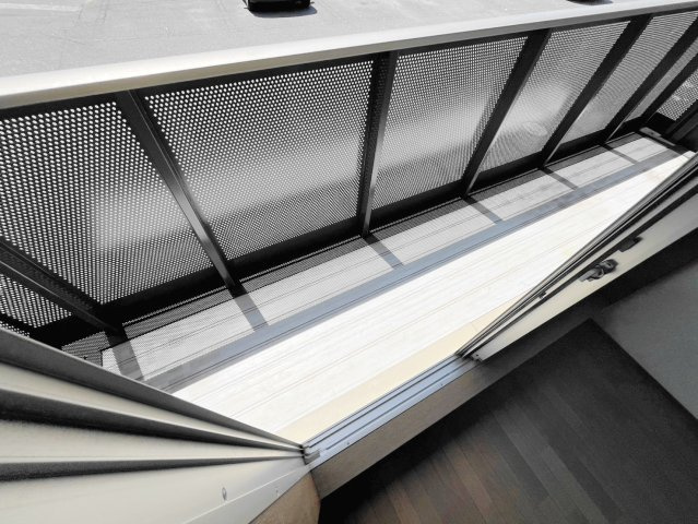 SKハイツのバルコニー