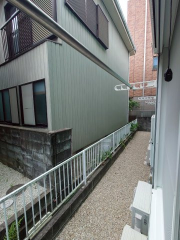 ミントハウスのバルコニー