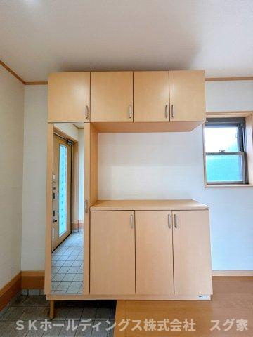 福知山市野花戸建ての玄関