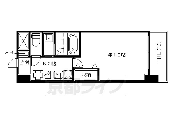 SILK HOUSEとなみ 2号館の間取り|【別タイプの間取りです】