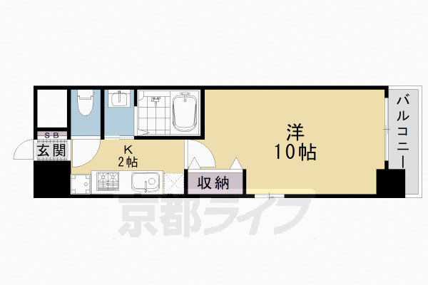SILK HOUSEとなみ 2号館の間取り