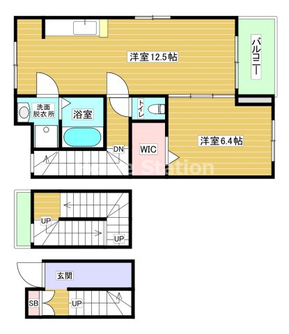 【間取り】 | パルテール此花