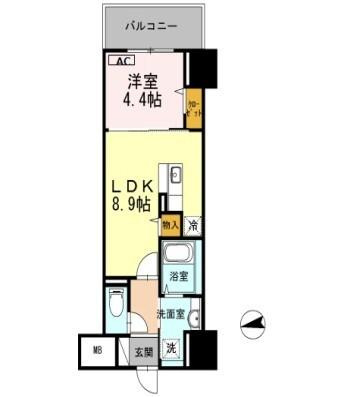 LaSante梅田北の間取り