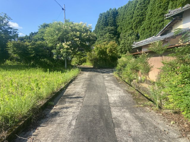 【前面道路含む現地写真】 | 和水町江田_土地（分筆②）