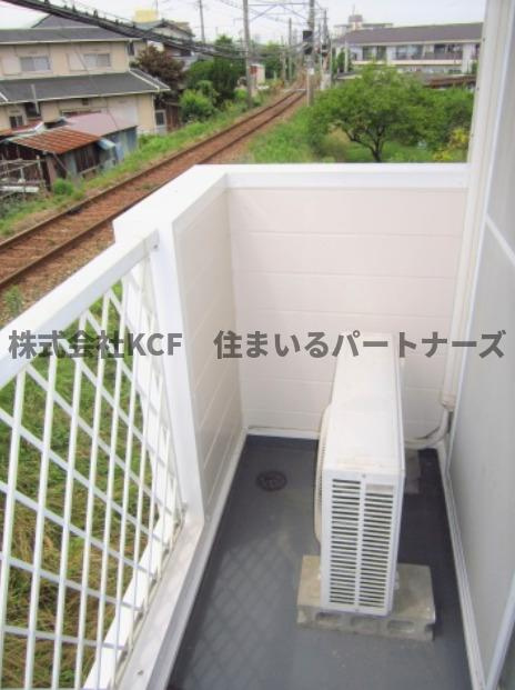 コンバーチブルのバルコニー|陽当たり良好なバルコニーです