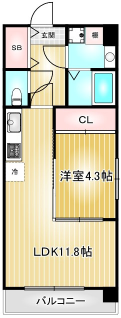 S-FORT鶴舞cube|名古屋市の賃貸ならMy賃貸の間取り|S-FORT鶴舞cube