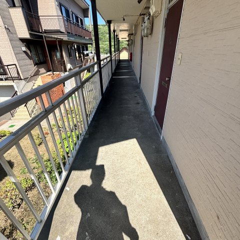 ココロハイツのエントランス