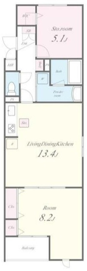 【間取り】 | クレベール武蔵砂川