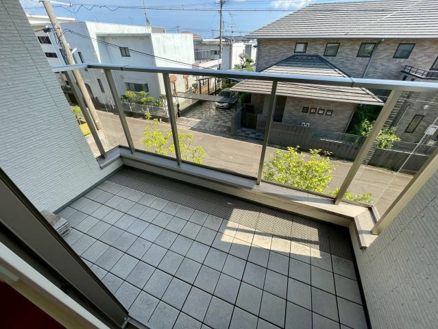 大明丘三丁目戸建てのバルコニー