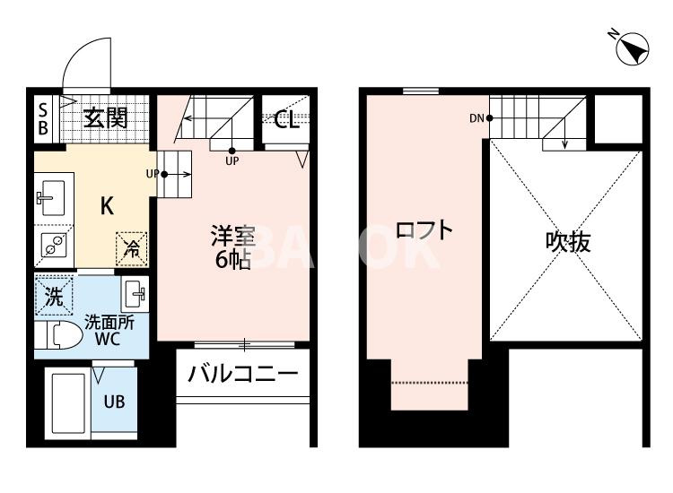 アンソレイユ吉塚の間取り