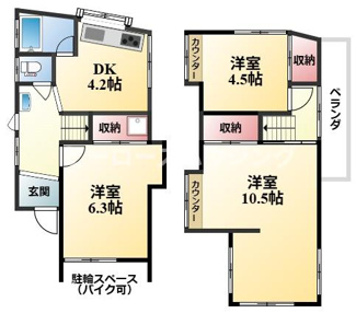 【間取り】 | 柴原町5丁目貸家