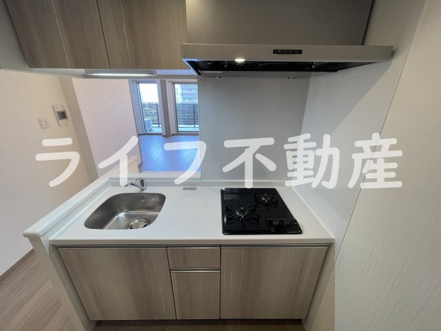 プレジオ永和ASIANのキッチン|コンパクトなキッチンで掃除もラクラク