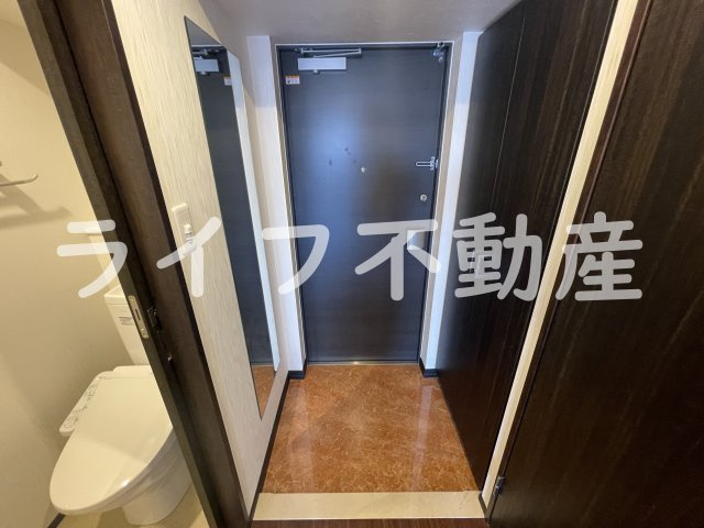 プレジオ永和ASIANの玄関|きれいな玄関です