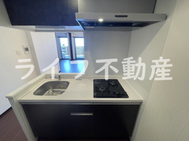 プレジオ永和ASIANのキッチン|コンパクトなキッチンで掃除もラクラク