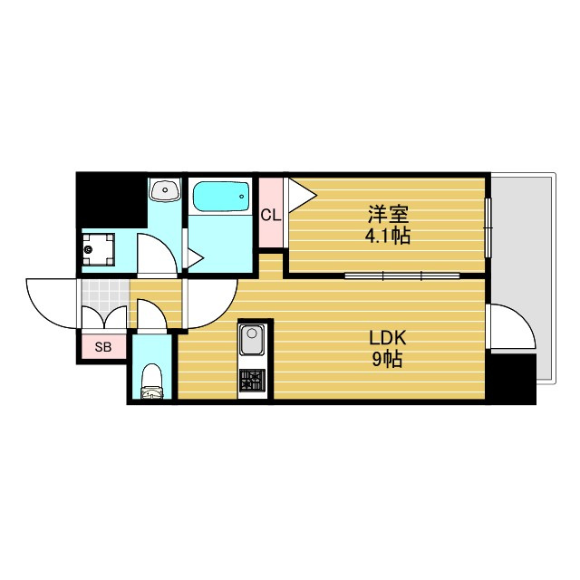 アドバンス新大阪ウエストゲートⅡの間取り