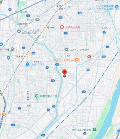 ルミエール萩原の地図