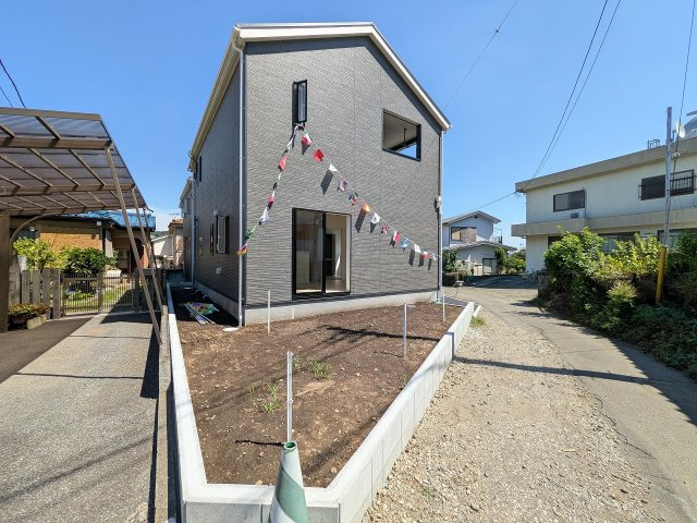 八王子市　川口町　新築一戸建て　８８期の庭|～ガーデニングなども楽しめる庭付き～