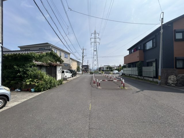 日之出町2丁目売地の前面道路含む現地写真