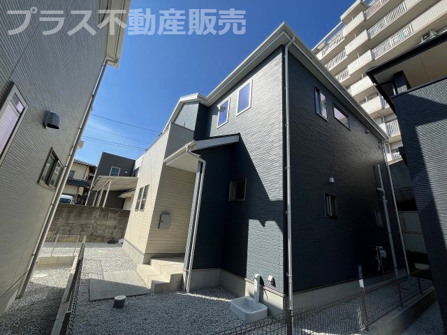 【外観】 | 福岡市南区鶴田4丁目4期　1号棟（全3棟）【仲介手数料無料・0円】 | 完成しました。物件内部もご見学頂けます。プラス不動産販売にお任せ下さい。