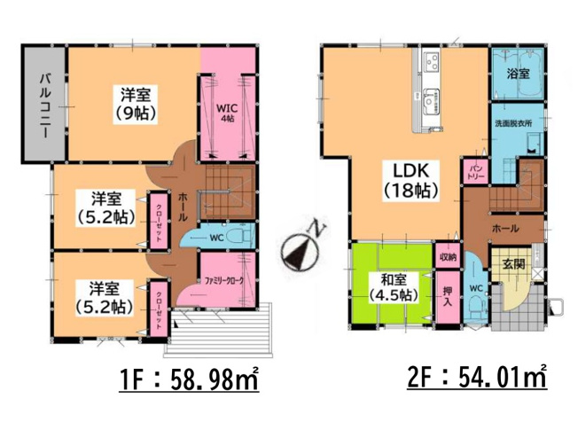 【間取り】 | 福岡市南区鶴田4丁目4期　2号棟（全3棟）【仲介手数料無料・0円】 | 平日、土日祝日もお好きな日時にご見学可能です。お気軽にお問合せ下さい。