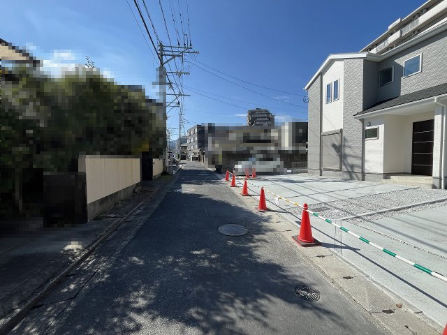 【その他】 | 福岡市南区鶴田4丁目4期　3号棟（全3棟）【仲介手数料無料・0円】 | 現地写真。前面道路です。