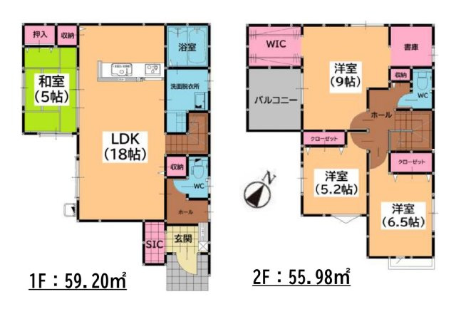 【間取り】 | 福岡市南区鶴田4丁目4期　3号棟（全3棟）【仲介手数料無料・0円】 | 平日、土日祝日もお好きな日時にご見学可能です。お気軽にお問合せ下さい。