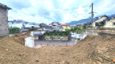 【展望】 | 夙川・松ケ丘町土地 | 高台のため山並みが望めます