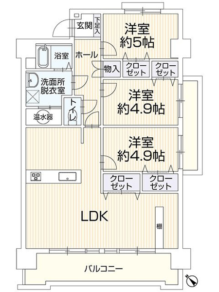 【間取り】 | オリエントハイツJR千鳥駅前☆仲介手数料無料☆