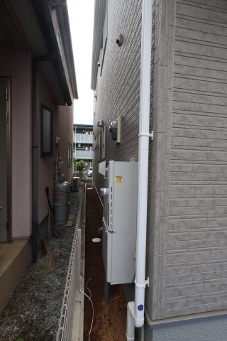 【外観】 | 《仲介手数料無料》岩槻区美幸町4-33(全1戸)新築一戸建てリーブルガーデン | 撮影日 2025年10月20日 14:00 曇り