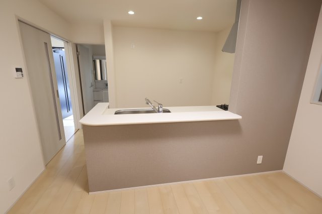 【キッチン】 | 《仲介手数料無料》岩槻区美幸町4-33(全1戸)新築一戸建てリーブルガーデン | 撮影日 2025年10月20日 14:00 曇り