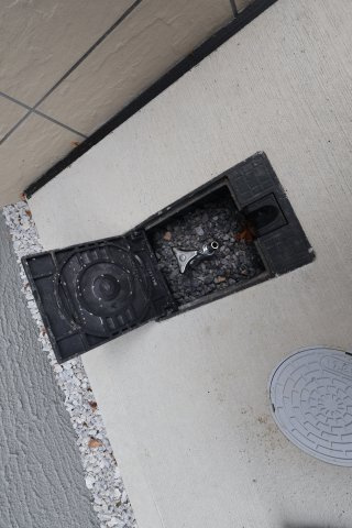 【その他】 | 《仲介手数料無料》岩槻区美幸町4-33(全1戸)新築一戸建てリーブルガーデン | 散水栓
撮影日 2025年10月20日 14:00 曇り