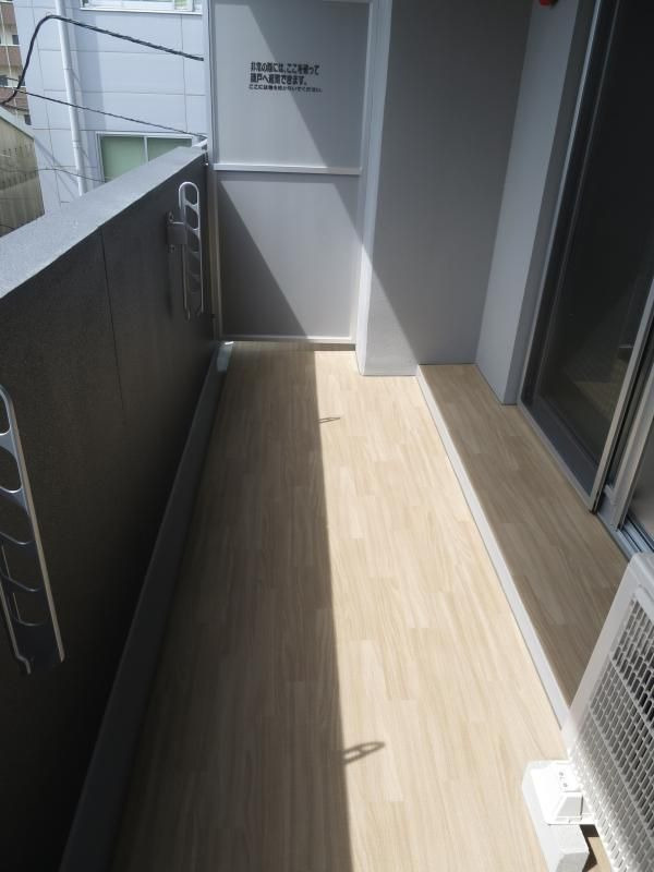 ブレス駅南Ⅱのバルコニー