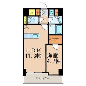 NOBLERICH博多の間取り