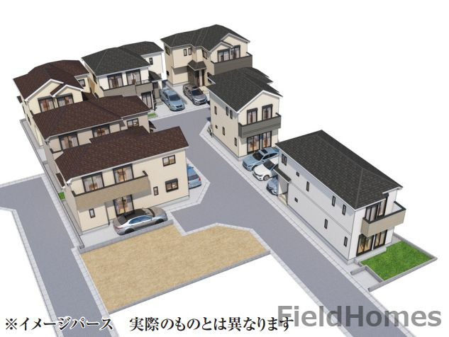 茅ヶ崎市中島新築戸建て　A号棟の外観|外観イメージ「茅ヶ崎市中島新築戸建て」