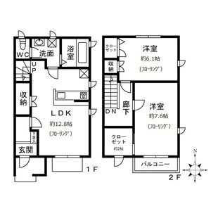 フォレストガーデン2　Ａ棟の間取り