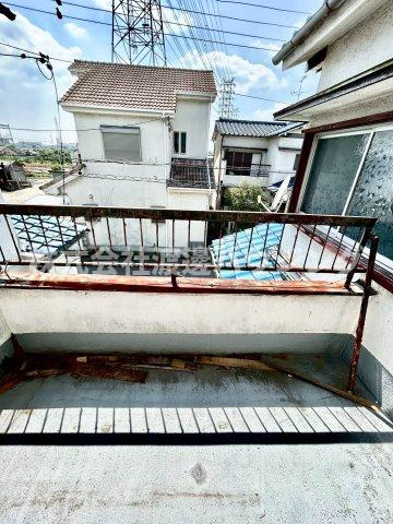 八尾れとろハウスのバルコニー|2面バルコニ－