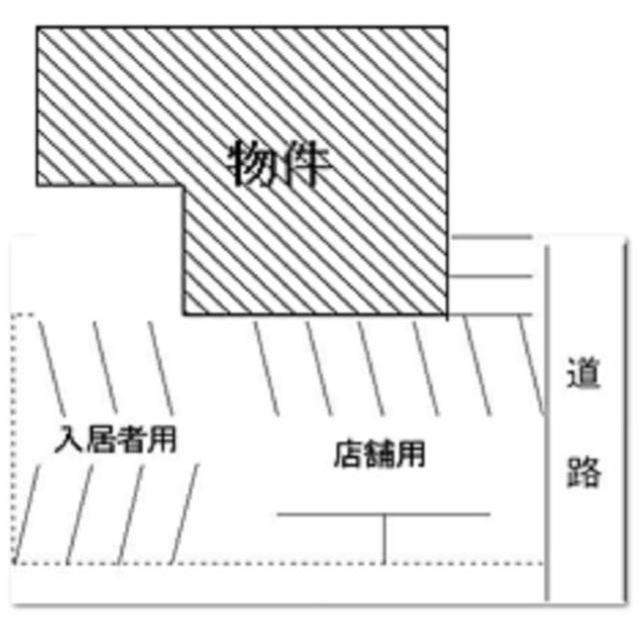 コーポ長良の駐車場
