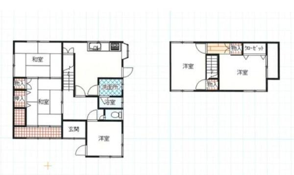 和歌山市松江中3丁目　中古戸建の間取り