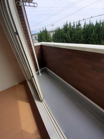 エルフィン　二番館のバルコニー