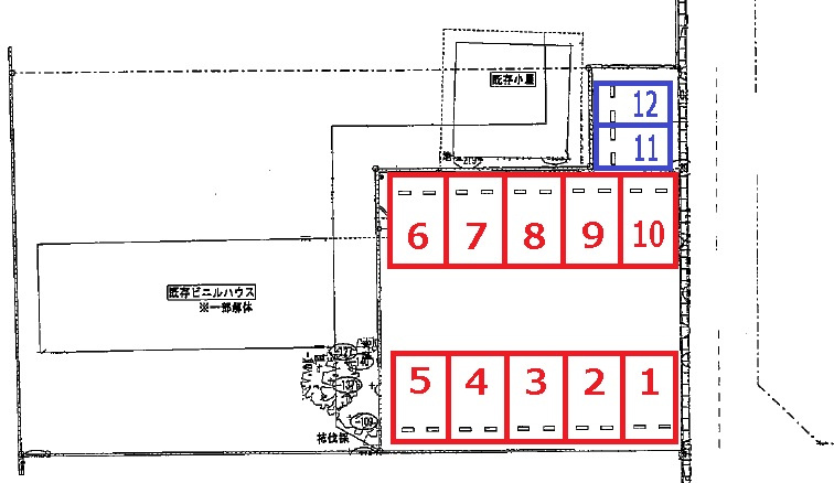 ミニョン　フルールの駐車場|駐車場