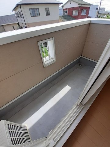 ロイヤルパーク　Ａのバルコニー