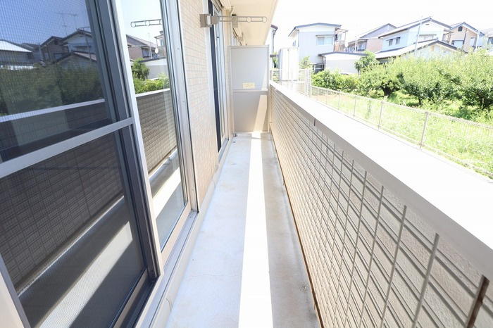 D-room住吉のバルコニー