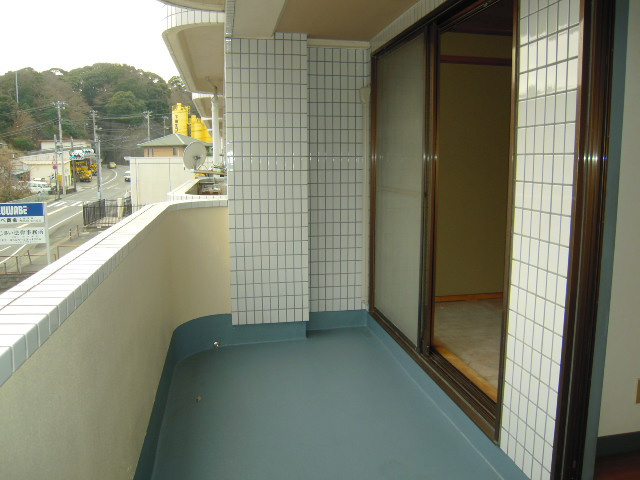 S0472R　コーポイプサ2のバルコニー