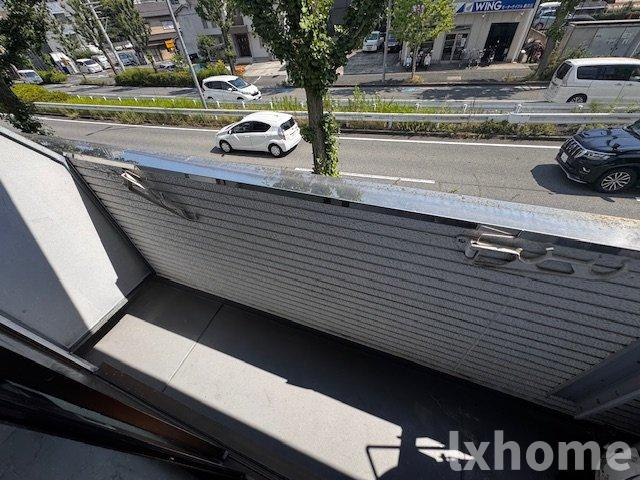 プレアール南春日丘のバルコニー|広々としたバルコニーです