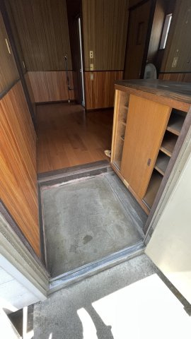 シンプルで使いやすい玄関です