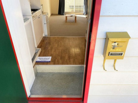 ゆったりとした玄関です