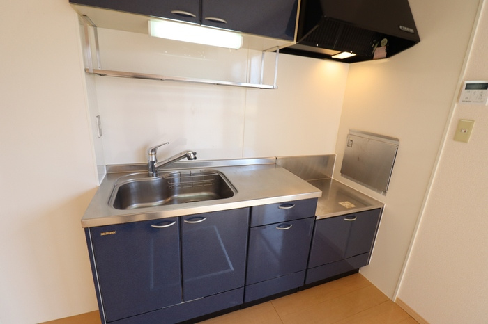 熊本市南区元三町２丁目のアパートのキッチン
