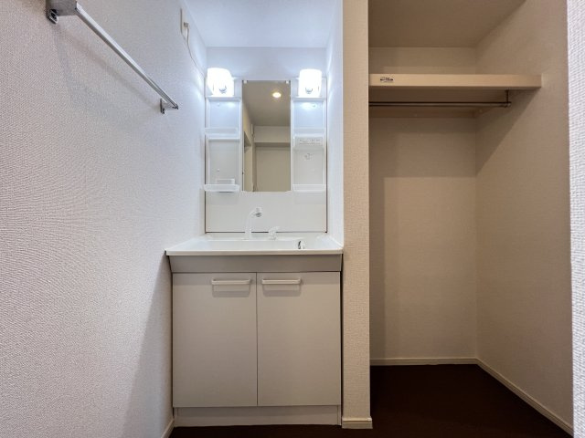 コリーヌ　リジエールの独立洗面台|温水シャワー付き洗面化粧台です