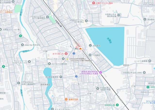 29(土)30(日)現地説明会！◆大阪狭山市池尻北　全2邸の地図