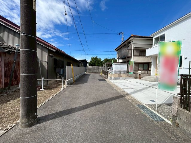 リーブルガーデン　一宮市今伊勢町馬寄第4　全1区画分譲の前面道路含む現地写真|■前面道路　■ヤマダ不動産　株式会社リライフ　
■夢のマイホーム購入をフルサポートします！